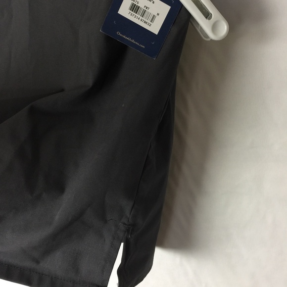 CHEROKEE TOP SCRUB GRAY  MEN'S LARGE - Picture 7 of 10